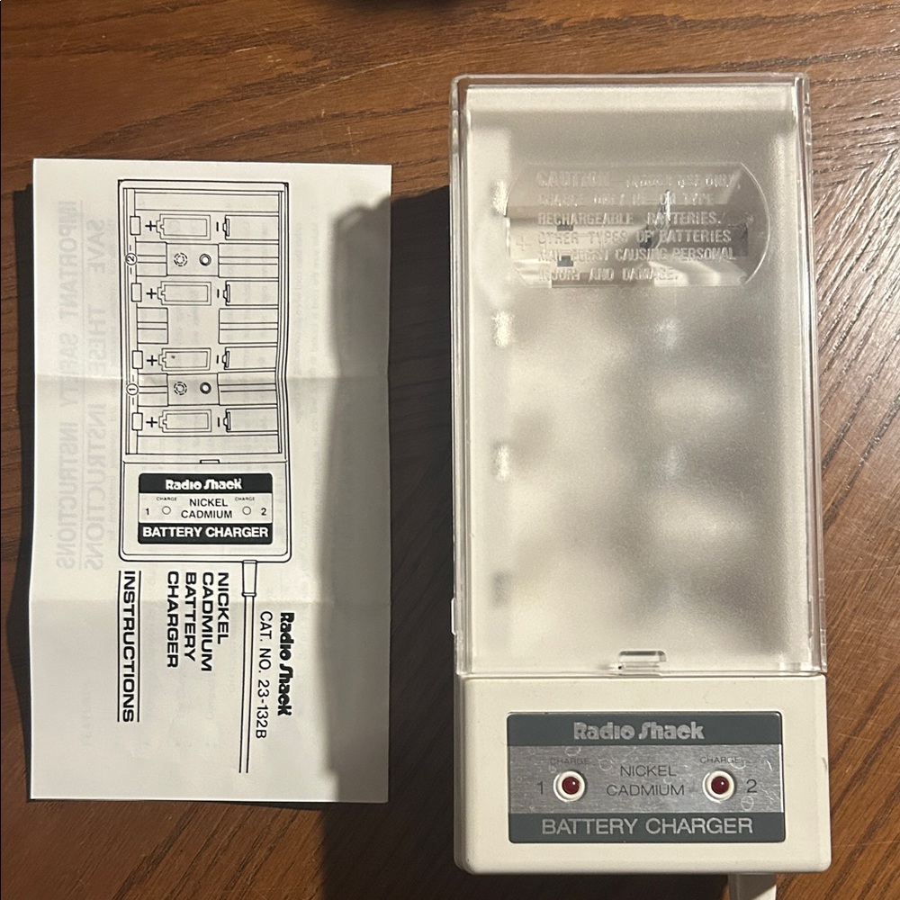 Vintage Radio Shack Battery Charger